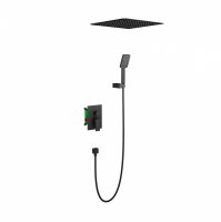 Душевой комплект Timo Selene SX-2029/03SM с внутренней частью, черный