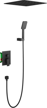 Душевой комплект Timo Selene SX-2029/03SM с внутренней частью, черный 