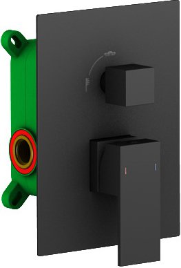 Душевой комплект Timo Selene SX-2029/03SM с внутренней частью, черный 