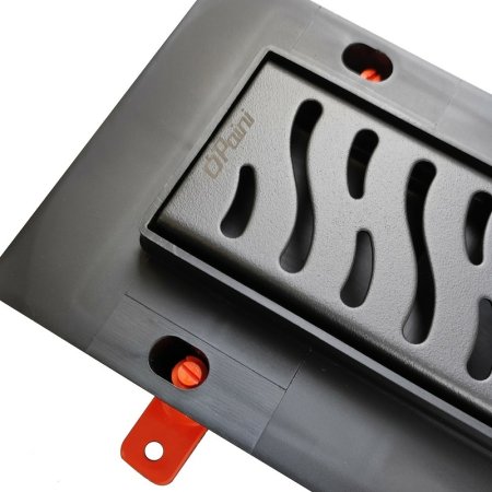 Душевой лоток Paini Harmony 450 CH450HC с решеткой Черный матовый 