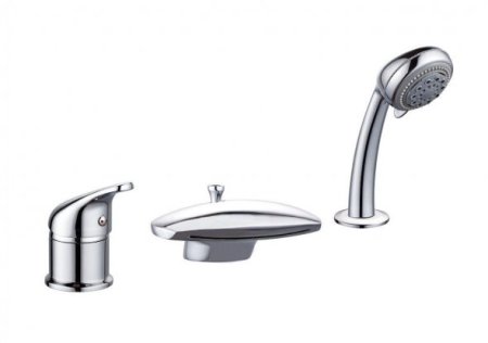 Смеситель для ванны на 3 отверстия Aquanet Practic 2 AF111-63B 
