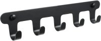 Планка с пятью крючками FIXSEN PRACTICA FX-805B-5, черный
