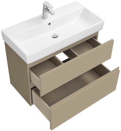 Тумба под раковину Roca Oleta 80 A857640515 подвесная Капучино 