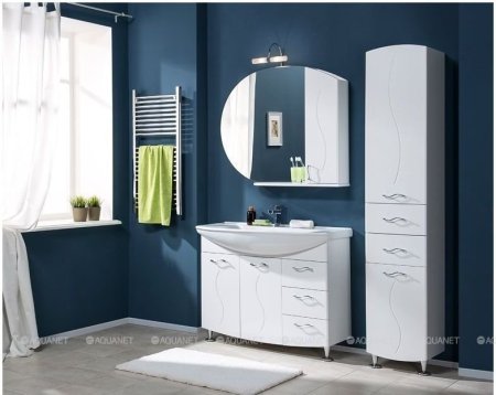 Зеркало-шкаф Aquanet Моника 105 белый 