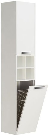 Шкаф пенал Roca Lago 35 857297806 подвесной Белый глянец 