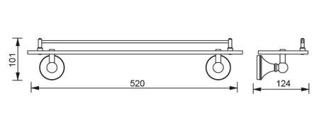 Полка Aquanet 5587 