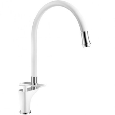 Смеситель для кухни с гибким изливом ViEiR V332521-F Белый 