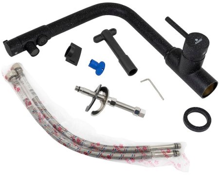 Смеситель для кухни Kaiser Teka 13044-12 Черный мрамор 