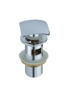 Донный клапан для раковины CeramaLux RD005 с переливом, хром