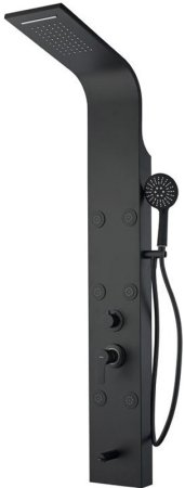 Душевая панель Aquanet Galaxy Black AP40-05 237440 Черный матовый 