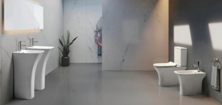 Раковина CeramaLux G315 напольная 