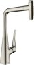 Смеситель Hansgrohe Metris Select M71 73816800 для кухонной мойки, сталь 