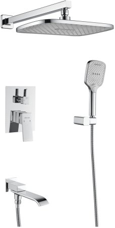 Душевая система встраиваемая Shevanik S4035, хром 