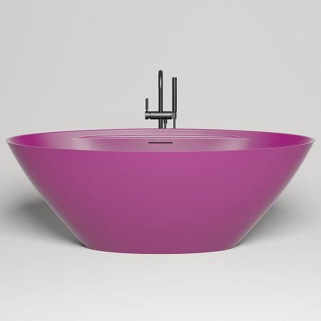 Ванна из искусственного камня Salini Diva 180х85 102221MRF покраска по RAL полностью матовая 