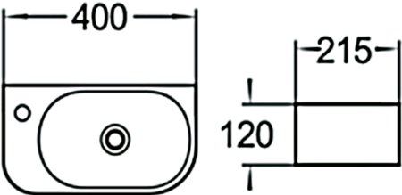 Рукомойник SantiLine SL-2014L 