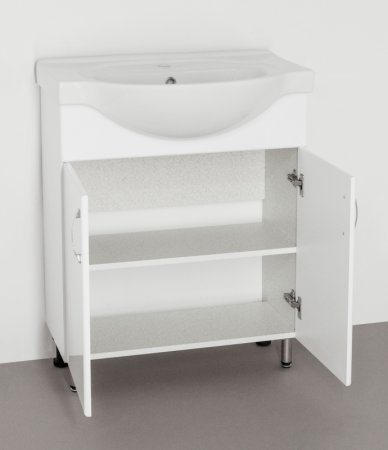 Тумба под раковину Style Line Эко Стандарт 23 Эрика 70 Белый глянец 