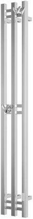 Полотенцесушитель электрический (I-образный) Bauedge Stella Square DB-0076, 25x160 см 