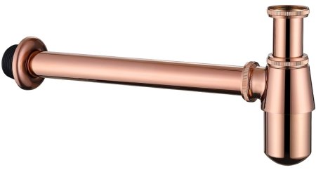 Сифон для раковины ABBER AF0032RG розовое золото 