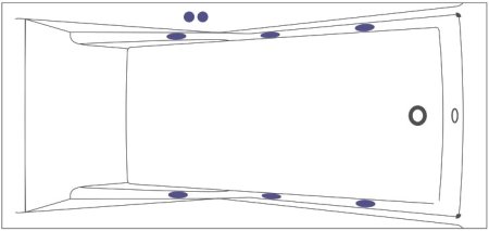 Акриловая ванна Excellent Palace WAEX.PAL17.SOFT 170x75 