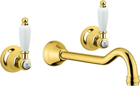 Смеситель для раковины Fiore COLONIALE 02OO0636, золото 