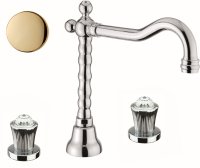 Смеситель для раковины Fiore VENERE SKY (SWAROVSKI®) 13OO0637, золото