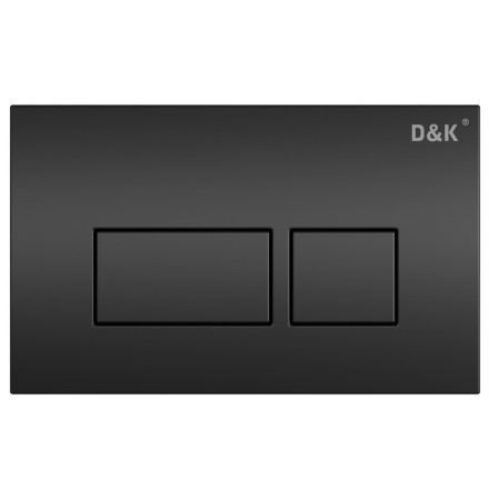 Кнопка смыва D&K Berlin DB1439025 универсальная, черная 