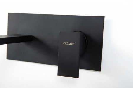 Смеситель Cezares Unika BLI1-NOP С ВНУТРЕННЕЙ ЧАСТЬЮ, черный, для раковины 