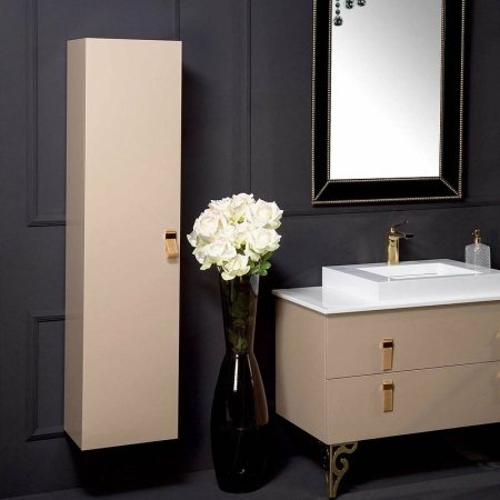 Шкаф пенал Boheme Armadi Art NeoArt 35 834-CP подвесной Cappucino 