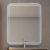 Зеркало Cezares 44998 c LED-подсветкой touch system 74х90 