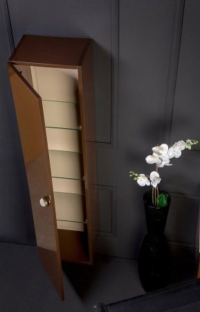 Шкаф пенал Boheme Armadi Art NeoArt 35 834-DB подвесной Dark Brown 