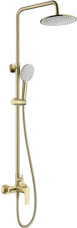 Душевая система WONZON & WOGHAND, Брашированное золото (WW-A30103-BG) 