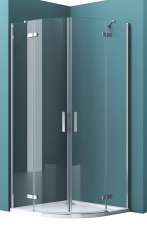 Душевой уголок BelBagno Kraft 90х90 KRAFT-R-2-90-C-Cr профиль Хром стекло прозрачное 