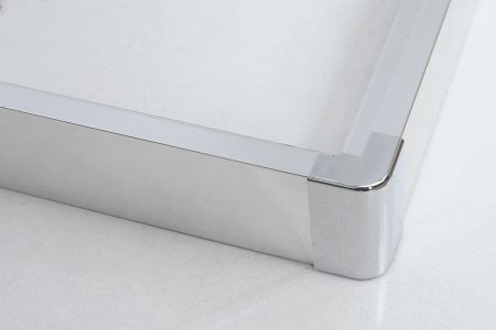 Душевой уголок BelBagno Due 90х90 DUE-A-2-90-P-Cr профиль Хром стекло рифленое 
