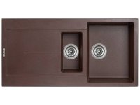 Мойка для кухни каменная Longran Enigma ENG 100x50 Марон