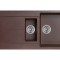 Мойка для кухни каменная Longran Enigma ENG 100x50 Марон