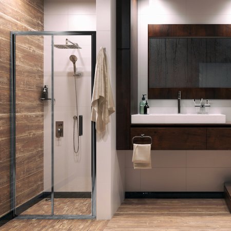 Душевая дверь в нишу WasserKRAFT Weser 78F12 