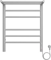 Полотенцесушитель электрический с полкой Terminus Аврора П6 45х60 КС 903, белый матовый