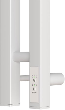 Полотенцесушитель электрический APEXTERMO Sirius SR10111WM 1100x80 с крючками, белый матовый 