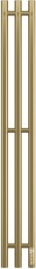 Полотенцесушитель электрический APEXTERMO Luna LN10112GL 1100x120 с крючками, золотой матовый