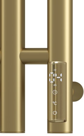 Полотенцесушитель электрический APEXTERMO Luna LN10112GL 1100x120 с крючками, золотой матовый 