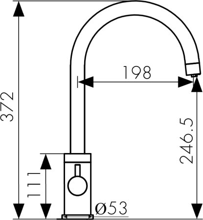 Смеситель для кухни Kaiser Merkur 26744-4 Белый матовый 