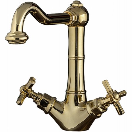 Смеситель для раковины Gattoni TRD TR300/18D0 Золото 24 карат 