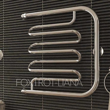 Водяной полотенцесушитель Terminus Фокстрот-Лиана 500x600 4620768880988 Хром 