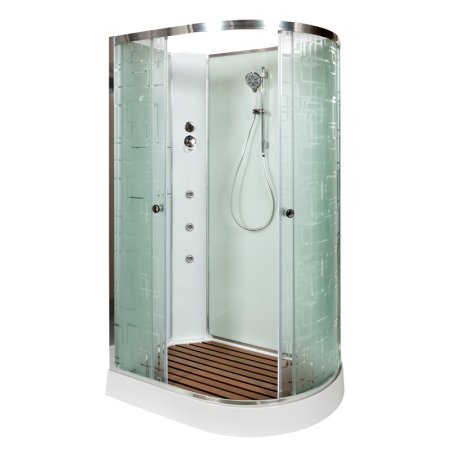 Душевая кабина Deto ЕМ1511 L N с гидромассажем 