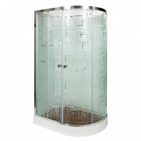 Душевая кабина Deto ЕМ1511 L N с гидромассажем 