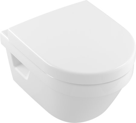 Унитаз подвесной Villeroy & Boch Architectura 4687HR01 альпийский белый, с микролифтом 