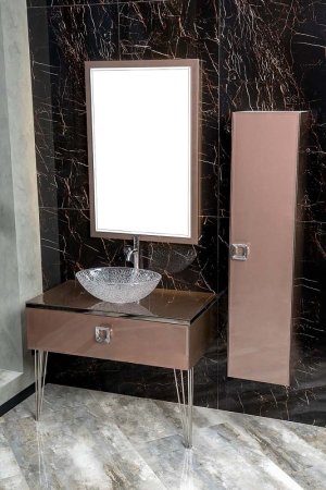 Столешница под раковину Boheme Armadi Art Lucido 101 853-100-PU Лиловый 