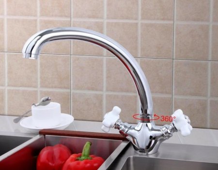 Смеситель для кухни Frap H18 F4218 Хром 