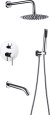 Душевая система ПСМ-Профсан с тропическим душем встраиваемая тип См-ДшОРЗШтШлА (PSM-ST-03) 
