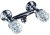 Смеситель для душа Boheme Crystal 274-CRST Хром 